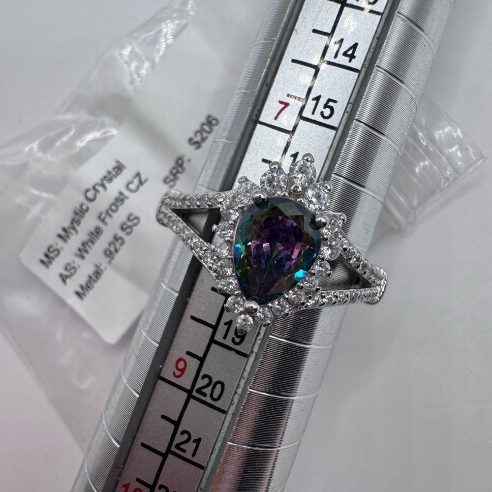 Ryze Party Mystic Crystal Sterling Silver Ring